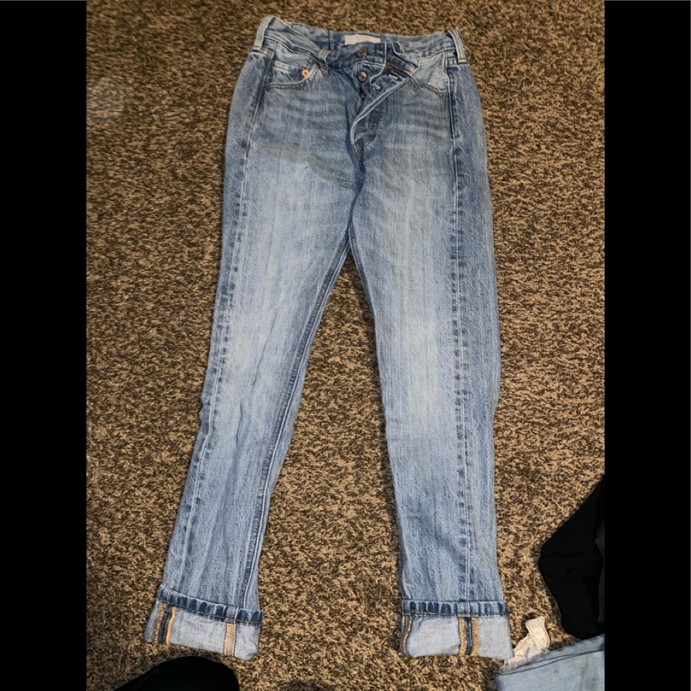 Levi skinny crop jeans